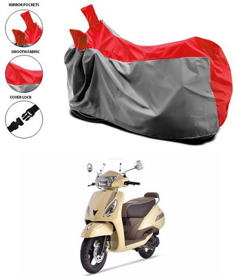 ANTHUB Waterproof Two Wheeler Cover for TVS(Jupiter classic, Red)