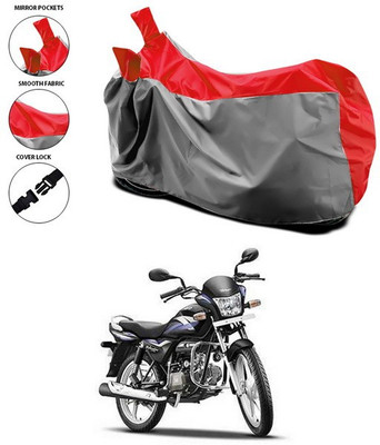 SEBONGO Waterproof Two Wheeler Cover for Hero(Splendor Pro, Red)