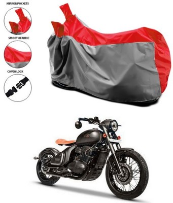 SEBONGO Waterproof Two Wheeler Cover for Universal For Bike(Red)