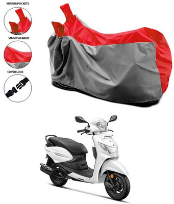 SEBONGO Waterproof Two Wheeler Cover for Hero(Pleasure+ 110, Multicolor)