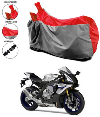 SEBONGO Waterproof Two Wheeler Cover for Yamaha(YZF R1M, Red)