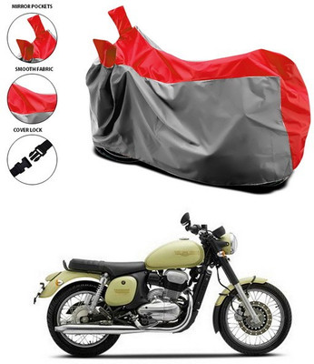 SEBONGO Waterproof Two Wheeler Cover for Universal For Bike(Red)