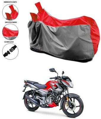 SEBONGO Waterproof Two Wheeler Cover for Bajaj(Pulsar 160 NS DTS-i, Red)