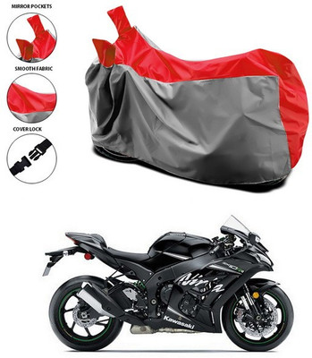 SEBONGO Waterproof Two Wheeler Cover for Kawasaki(Ninja ZX 10R, Red)