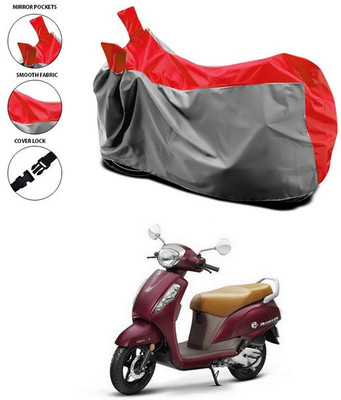 SEBONGO Waterproof Two Wheeler Cover for Suzuki(New Access 125, Red)