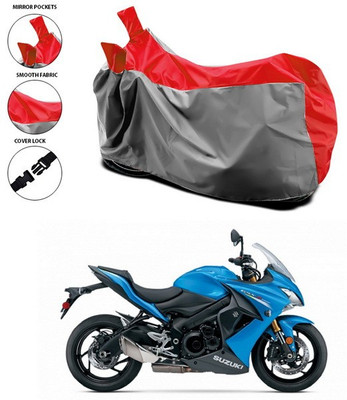 ANTHUB Waterproof Two Wheeler Cover for Suzuki(GSX S1000, Red)