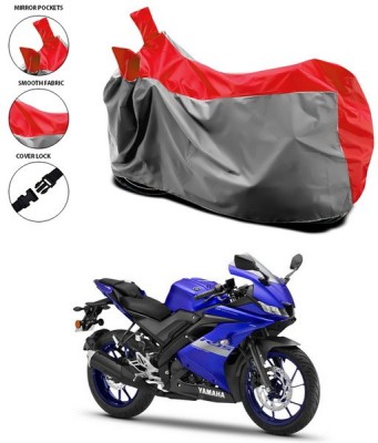 ANTHUB Waterproof Two Wheeler Cover for Yamaha(R15 V3, Red)