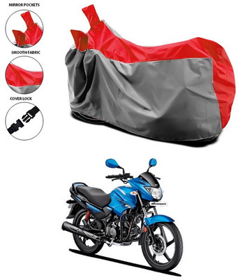ANTHUB Waterproof Two Wheeler Cover for Hero(Glamour Programmed FI, Red)