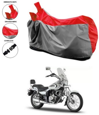 ANTHUB Waterproof Two Wheeler Cover for Bajaj(Avenger 220 Cruise, Red)