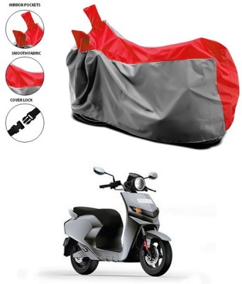 ANTHUB Waterproof Two Wheeler Cover for 22Motors(Flow, Red, Grey)