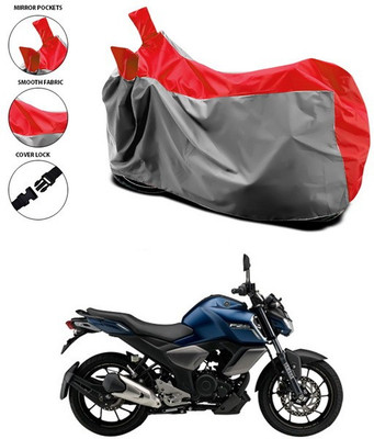 SEBONGO Waterproof Two Wheeler Cover for Yamaha(FZ-S FI, Red)
