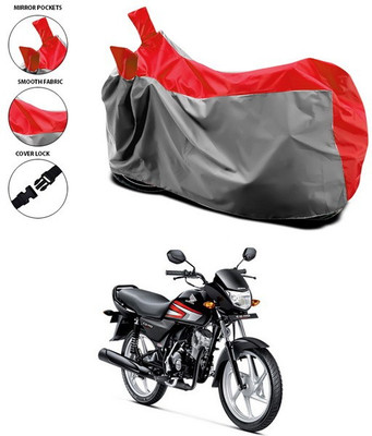 ANTHUB Waterproof Two Wheeler Cover for Honda(CD 110 Dream, Red)
