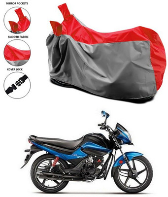 SEBONGO Waterproof Two Wheeler Cover for Hero(Splendor I Smart, Red)
