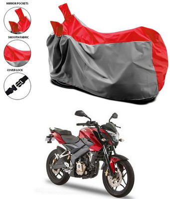 ANTHUB Waterproof Two Wheeler Cover for Bajaj(Pulsar 180 DTS-i, Red)