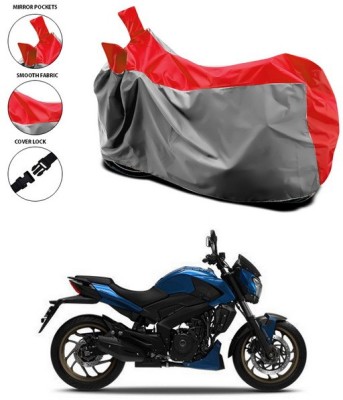 ANTHUB Waterproof Two Wheeler Cover for Bajaj(Dominar, Red, Grey)