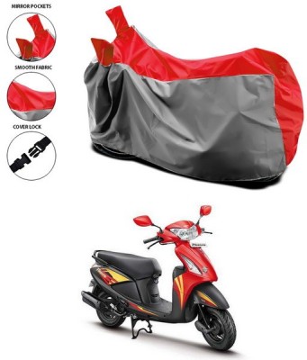 ANTHUB Waterproof Two Wheeler Cover for Hero(Pleasure, Red)