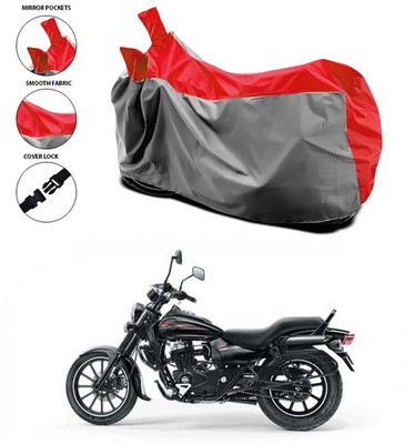 ANTHUB Waterproof Two Wheeler Cover for Bajaj(Avenger, Red)