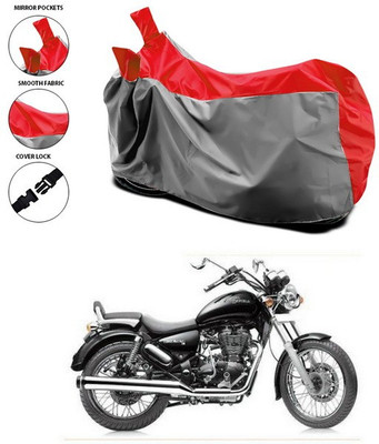 SEBONGO Waterproof Two Wheeler Cover for Royal Enfield(Thunderbird 500, Red)