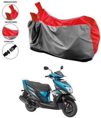 SEBONGO Waterproof Two Wheeler Cover for Yamaha(Cygnus Ray ZR, Red)