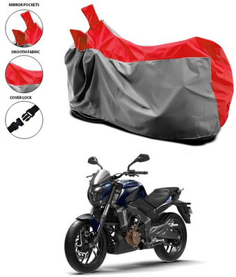 SEBONGO Waterproof Two Wheeler Cover for Bajaj(Dominar, Multicolor)