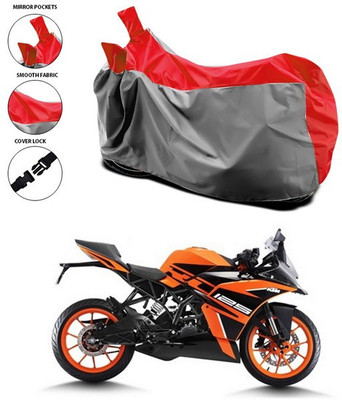 SEBONGO Waterproof Two Wheeler Cover for KTM(Red)