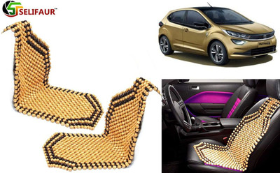 Selifaur Wooden Bead, Nylon Seating Pad For  Tata Universal For Car(Front Seats, Back Seats, Office Chair Beige)