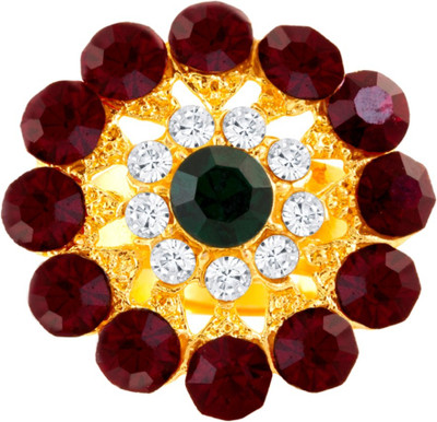 Sukkhi ShoStopper Designer Gold Plated Ring SJ8015R Alloy Gold Plated Ring