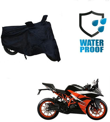 Mdstar Waterproof Two Wheeler Cover for KTM(RD 350, Black)