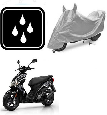 SANJU Waterproof Two Wheeler Cover for Yamaha(Jog R, Silver)