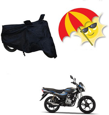 Mdstar Waterproof Two Wheeler Cover for Bajaj(Platina, Black)