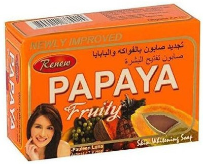 RENEW Papaya Herbal Fruity Soap for Skin Whitening for Instant Glow (135 g)(135 g)