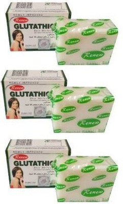 RENEW Glutathione Skin whitening And Fairness Soap (Pack Of 3)(3 x 135 g)