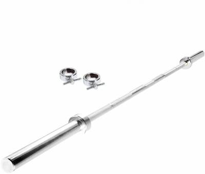 JMB Weight Lifting Rod, Gym Bar, Chrome Plated Steel Gym Rod, 5 Feet Straight Bar 20MM Weight Lifting Bar