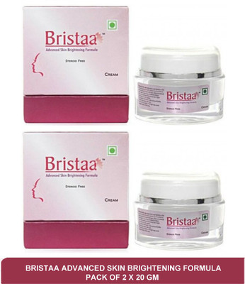 BRISTAA Advanced Skin Brightening Formula - best cream for wrinkle(pack of 2)20g(40 g)