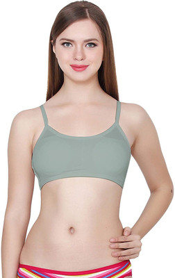 PENNYCREEK Women Cami Bra Lightly Padded Bra(Grey)