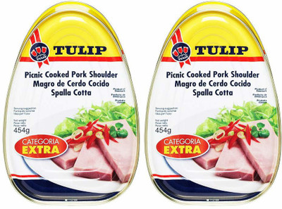 TULIP Picnic Cooked Pork Shoulder Combo Pack Of 2 (2*454gm) |Canned Meat Meat(908 g, Pack of 2)