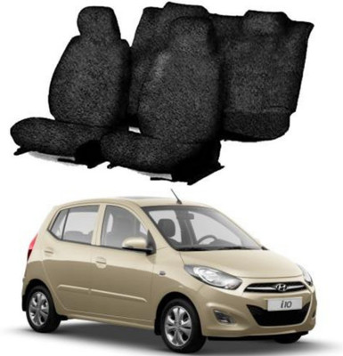 Chiefride Cotton Car Seat Cover For Hyundai i10(5 Seater, 2 Back Seat Head Rests)