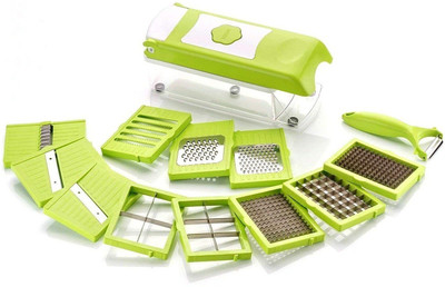ayushicreationa Quick Dicer Vegetable & Fruit Chopper Vegetable Grater & Slicer Vegetable Chopper Vegetable & Fruit Slicer(1 PCS 12 in 1 Chopper)