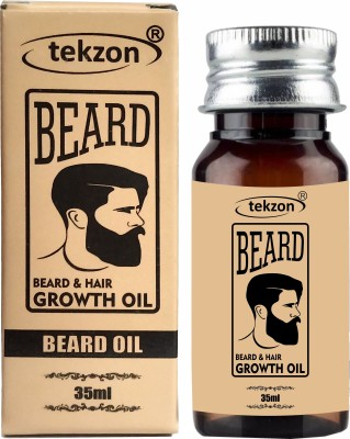 tekzon Beard Hair Growth Oil - Blend of 10 Natural Oils Hair Oil(35 ml)