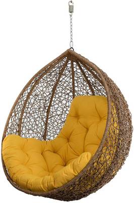 Furniture kart Luxury Hammock Swing Hanging Swing Chair Swing for Adults Balcony Swing Steel Large Swing