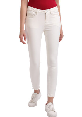 Parx Woman Skinny Women White Jeans