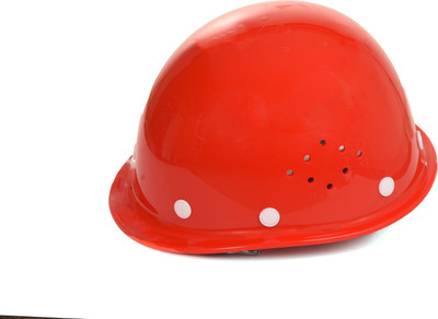 DARIT ES-243 Fiberglass Safety Helmet Construction Protective Helmets Engineering impact resistance Hard Hat (Red) Construction Helmet(Size - Regular)