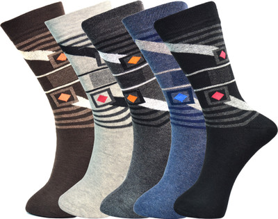 VIPUN Men Printed Ankle Length(Pack of 5)