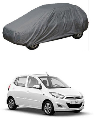 THE REAL ARV Car Cover For Hyundai i10 (With Mirror Pockets)(Grey)