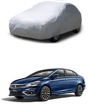 THE REAL ARV Car Cover For Maruti Suzuki Ciaz (With Mirror Pockets)(Silver)