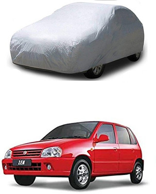WildKraftZ Car Cover For Maruti Suzuki Zen (Without Mirror Pockets)(Silver)