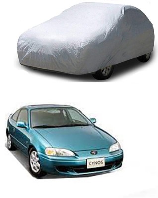 THE REAL ARV Car Cover For Toyota Cynos (With Mirror Pockets)(Silver)