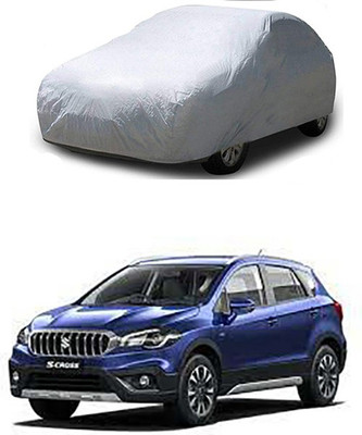 WildKraftZ Car Cover For Maruti Suzuki S-Cross (Without Mirror Pockets)(Silver)