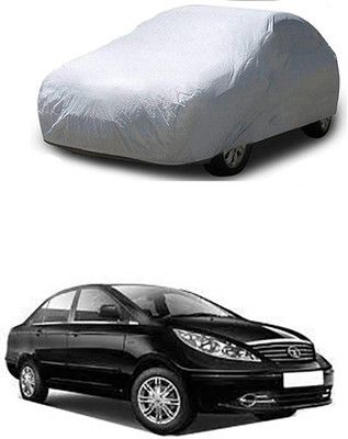 WildKraftZ Car Cover For Tata Manza (Without Mirror Pockets)(Silver)