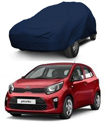 Utkarsh Car Cover For Kia Picanto (Without Mirror Pockets)(Blue)